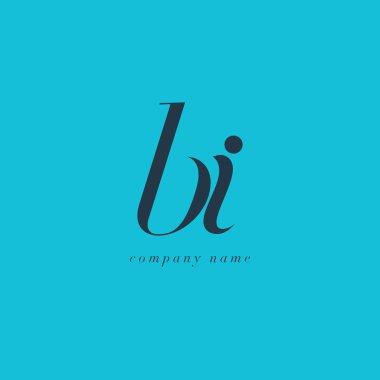 İki harf Logo şablonu