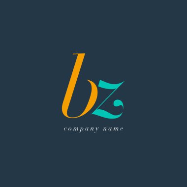 BZ harf Logo şablonu