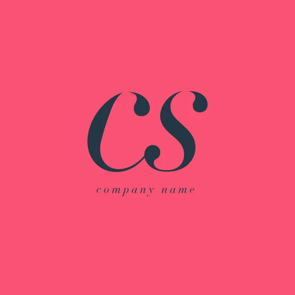 CS Letters Logo template — Stock Vector