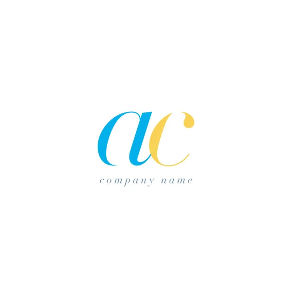 AC Letters Logo sjabloon — Stockvector