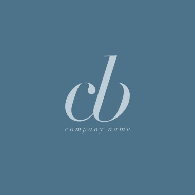 CB harf Logo şablonu