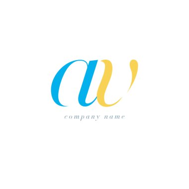 Av harf Logo şablonu