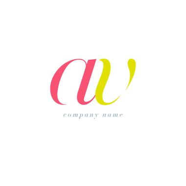 Av harf Logo şablonu