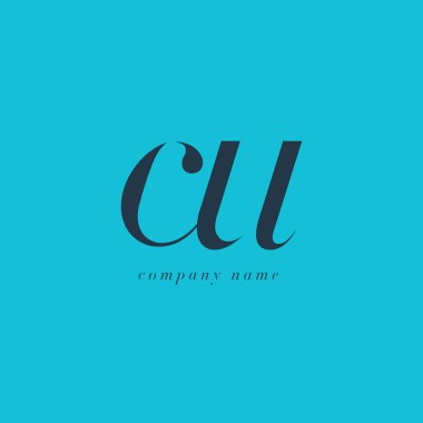 Cu harf Logo şablonu