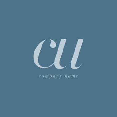 Cu harf Logo şablonu