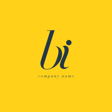 İki harf Logo şablonu