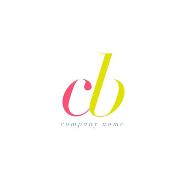 CB harf Logo şablonu