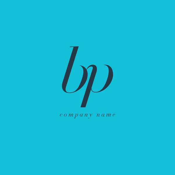 BP Letters Logo template — Stock Vector