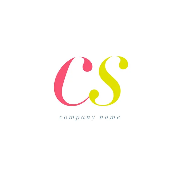 CS Letters Logo template — Stock Vector