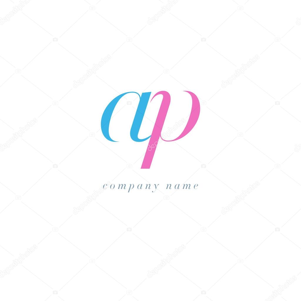 AP Letters Logo template
