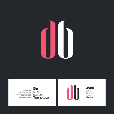DB harf Logo kartvizit