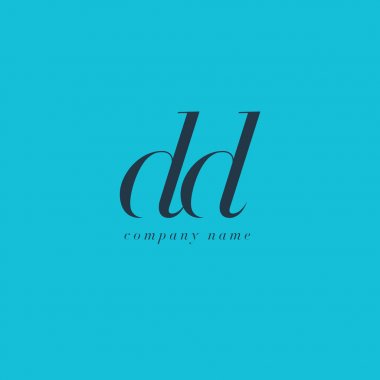 DD harf Logo şablonu
