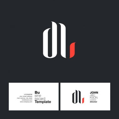 DL harf Logo kartvizit