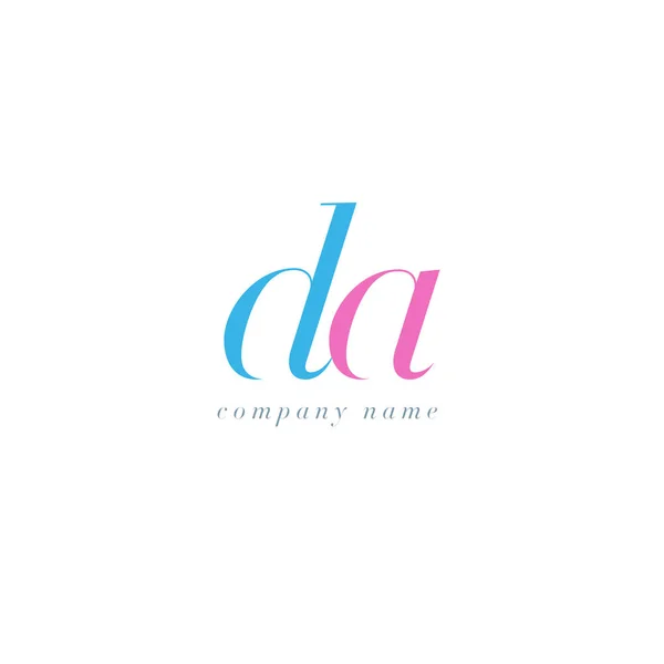 DA Letters Logo template — Stock Vector