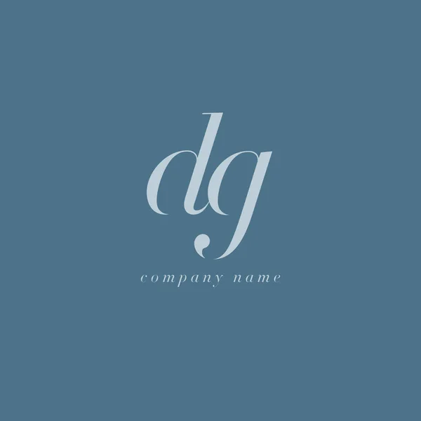DG Letters Logo template — Stock Vector