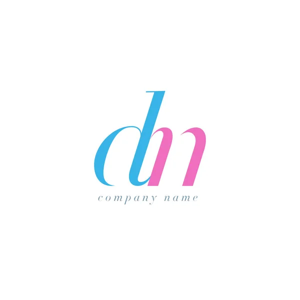 Modèle de logo DN Letters — Image vectorielle