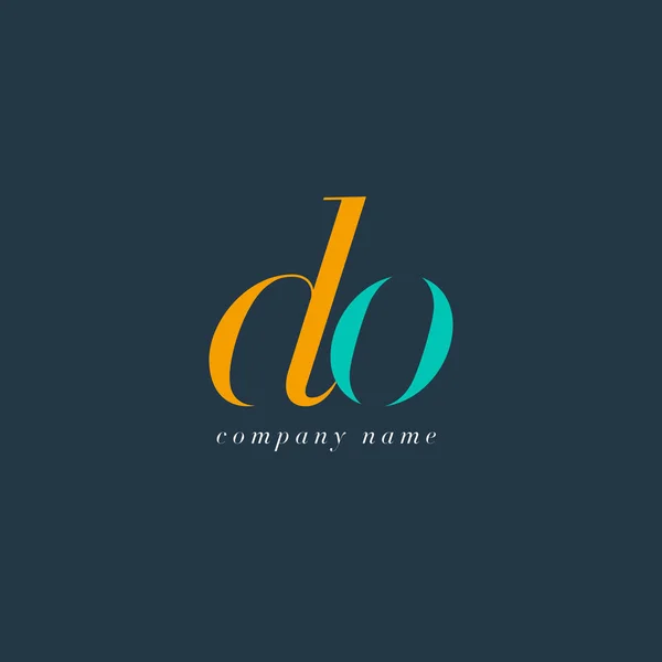 Шаблон логотипу DO-листів — стоковий вектор