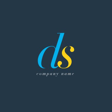 DS harf Logo şablonu