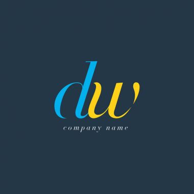 DW harf Logo şablonu