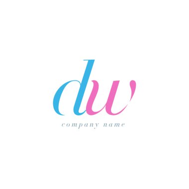 DW harf Logo şablonu