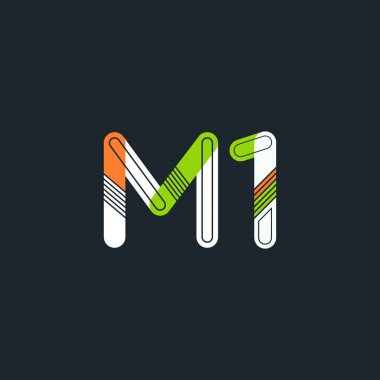 harf ve rakam M1 logosu