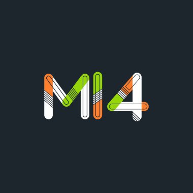 harf ve rakam M14 logosu
