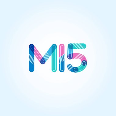 harf ve rakam M15 logosu