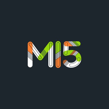 harf ve rakam M15 logosu
