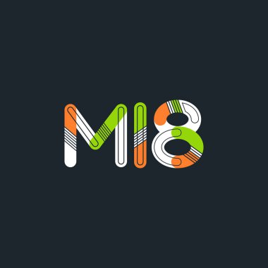 harf ve rakam M18 logosu