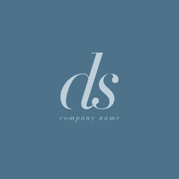 DS Letters Logo plantilla — Archivo Imágenes Vectoriales