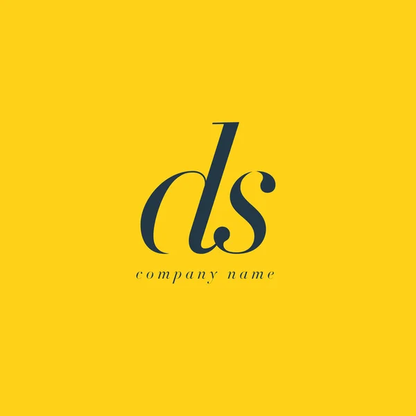 DS Letters Logo sjabloon — Stockvector