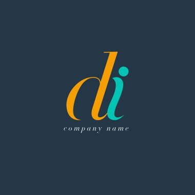 Di harf Logo şablonu