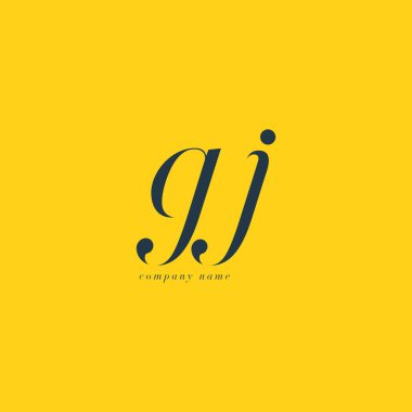 GJ harf Logo şablonu