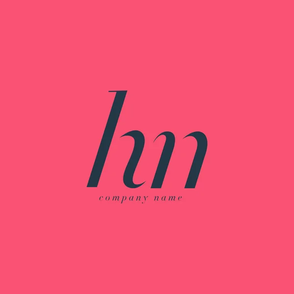 Шаблон логотипу HN Letters — стоковий вектор
