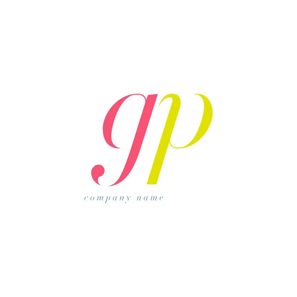 GP brieven Logo sjabloon — Stockvector