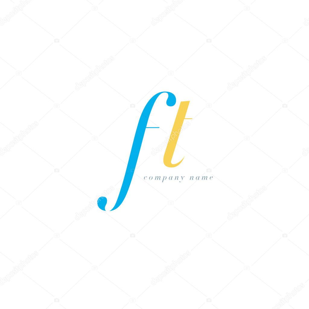 FT Letters Logo template