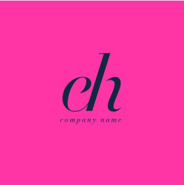 Ha harf Logo şablonu