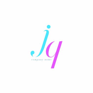 JQ harf Logo şablonu