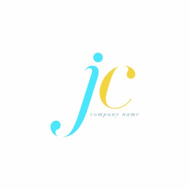 JC harf Logo şablonu