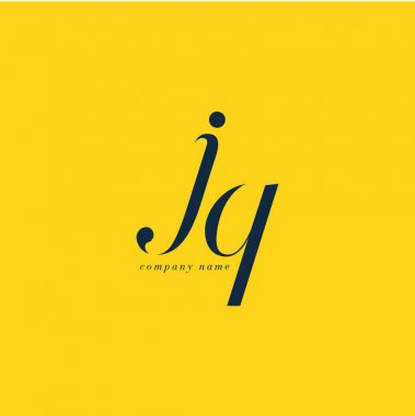 JQ harf Logo şablonu