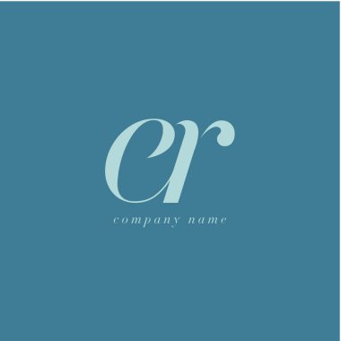 Er harf Logo şablonu
