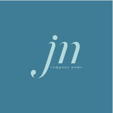 JN harf Logo şablonu