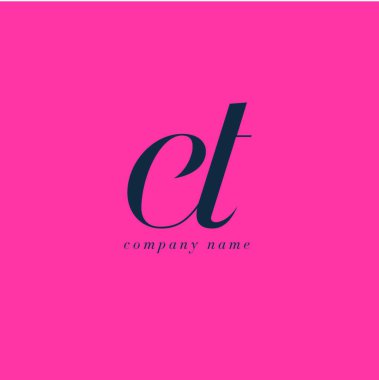 Et harf Logo şablonu
