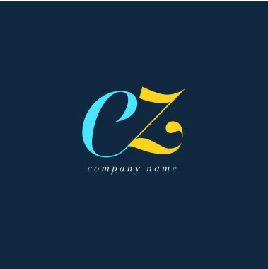 EZ harf Logo şablonu