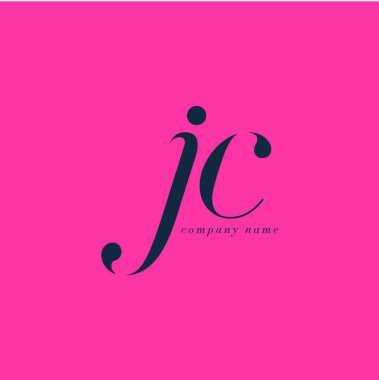 JC harf Logo şablonu