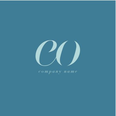 Eo harf Logo şablonu