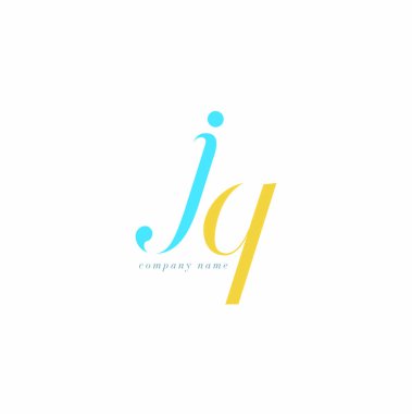 JQ harf Logo şablonu