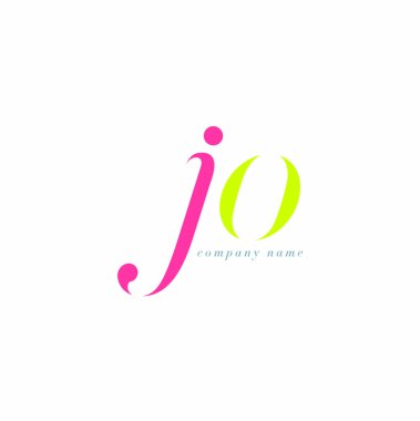 Jo harf Logo şablonu