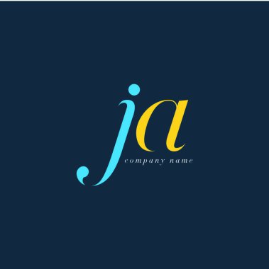 Ja harf Logo şablonu