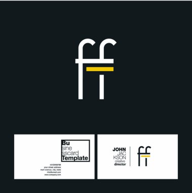 FF harf Logo kartvizit